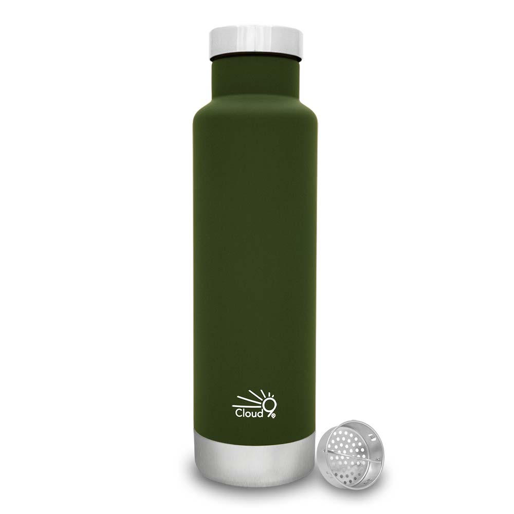 Cloud9 15oz (450ml) Green With Fruit/Tea Strainer